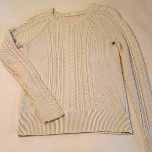 EUC Gap cotton cable knit sweater